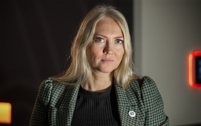 Lill Sverresdatter Larsen Bildet viser Lill Sverresdatter Larsen, NSF