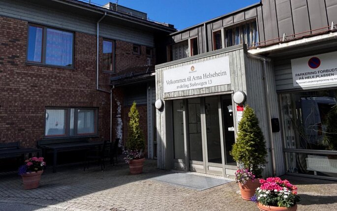 Bildet viser Arna helseheim i Bergen kommune.