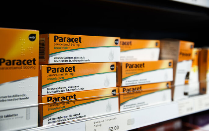 Bildet viser Paracet-pakker.