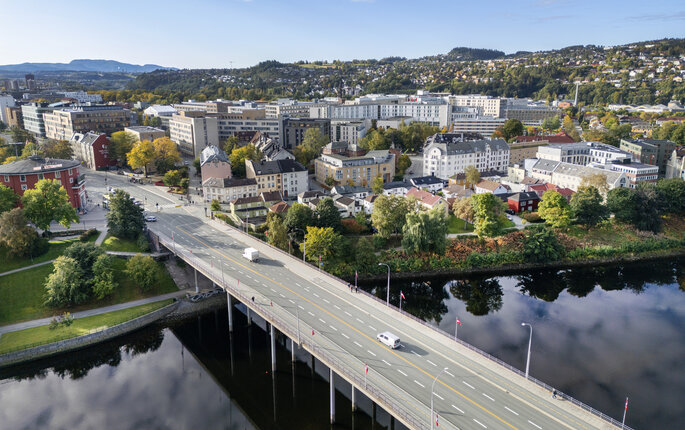 Bildet viser St. Olavs hospital i Trondheim