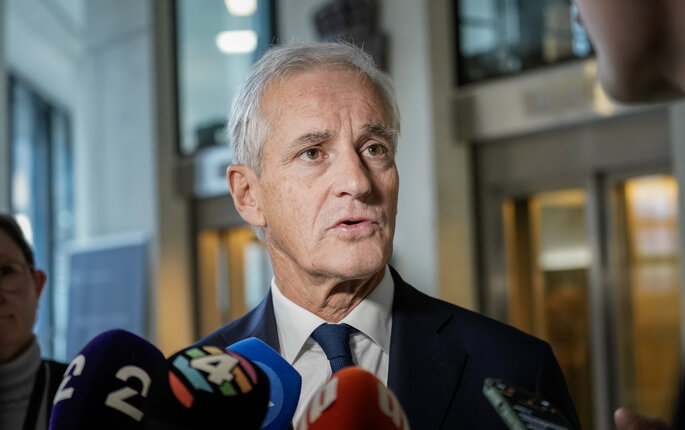 Bildet viser Jonas Gahr Støre