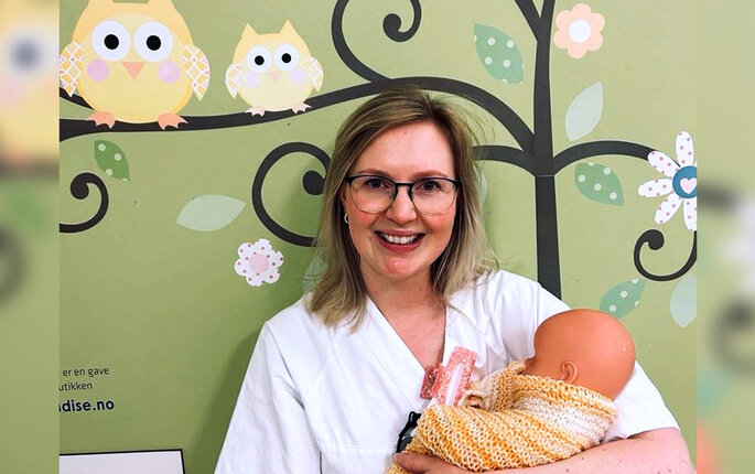 Bildet viser Guro Vegasundrabb på jobb