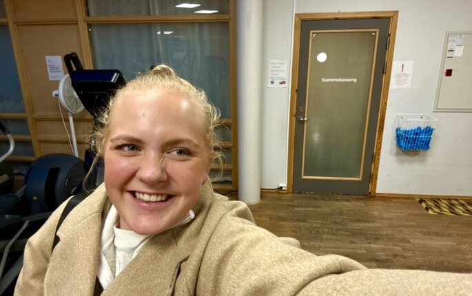 Marica Fjeldskår Johnsen Marica Fjeldskår Johnsen etter vakten sin på Kommunal akutt døgnenhet