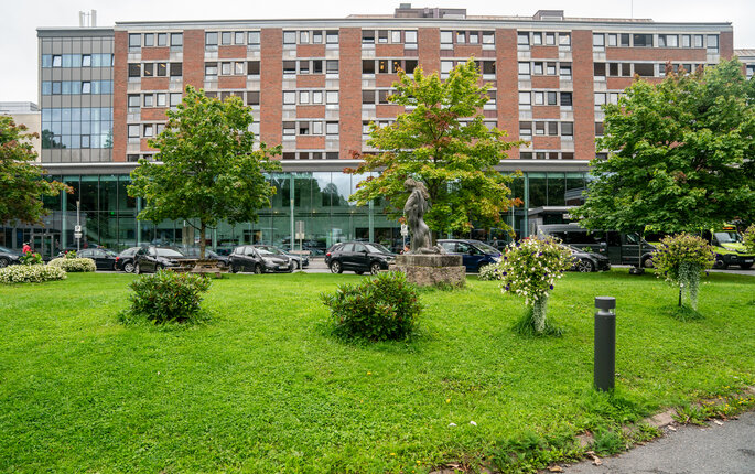 Bildet viser Bærum sykehus