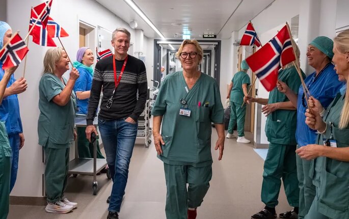 Bildet viser årets sykepleierleder i Buskerud