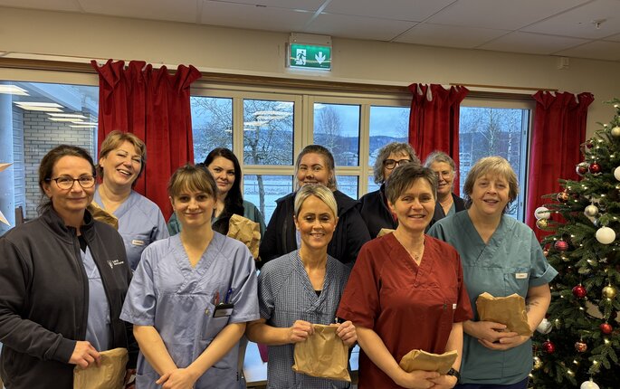 Bilde av sykepleiere på Svarstad i Larvik