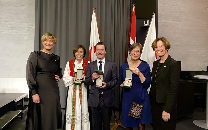 Bilde av prisvinnerne