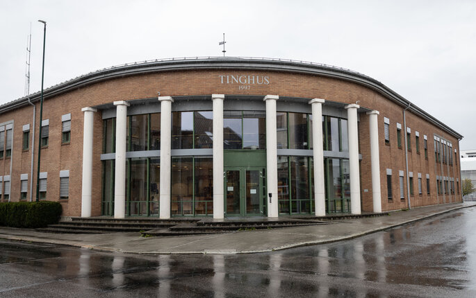 Bildet viser Søndre Østfold tingrett