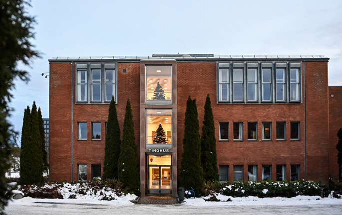 Bildet viser Romerike og Glåmdal tingrett.