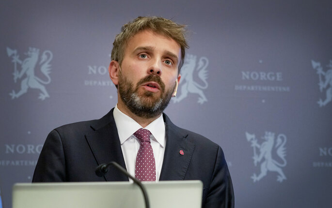 Bildet viser helseminister Jan Christian Vestre.