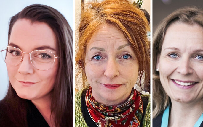 de tre forfatterne bildet viser de tre forfatterne