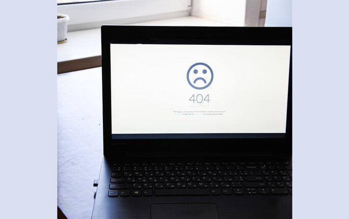 bildet viser pc-trøbbel