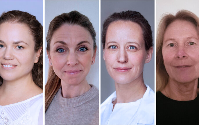 Marie Furuholmen Raastad, Thea Christine Skolt, Silje Bjerknes og Christine Tørris 