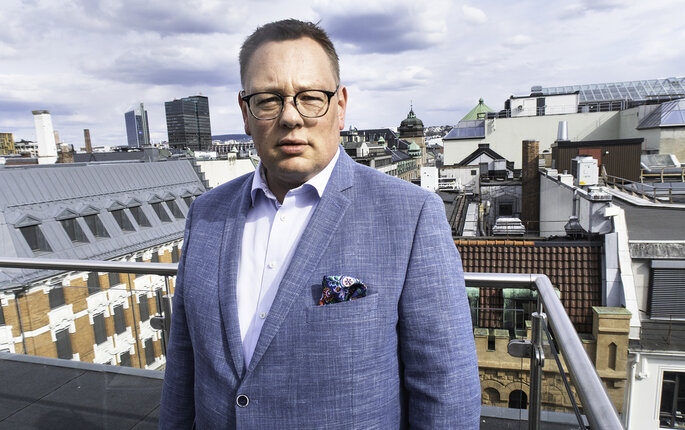 Bildet viser 2. nestleder Kai Øivind Brenden i NSF.