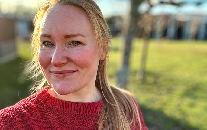 Bildet viser et portrett av Stine-Mari Andreassen.