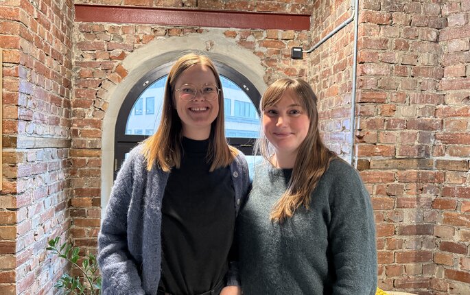 Maria Belland Olsen og Cecilie Hertzberg 