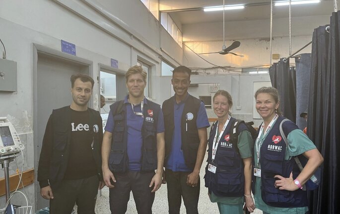 Mohammed Al-Khalil, Morten Engh, Alaa Abu Ekheir,Malin Myhren, Kaja Flatøy