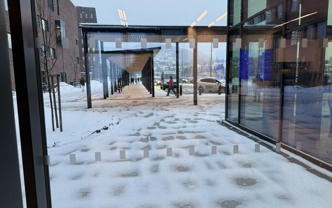 Bildet viser nye drammen sykehus