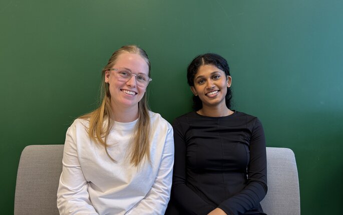 Ingrid Nøkleby-Karlsrud og Kobisha Karikalan