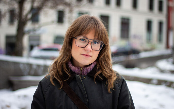 Bildet viser Sarah Vestrheim