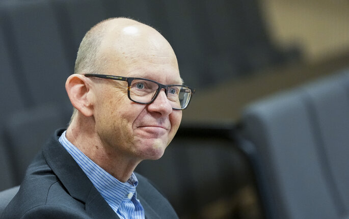 Bildet viser Geir Axelsen, leder i TBU og adm dir i SSB