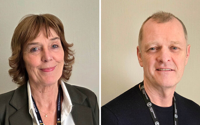 Bildet viser Kari Raaum Hovde og Anners Lerdal