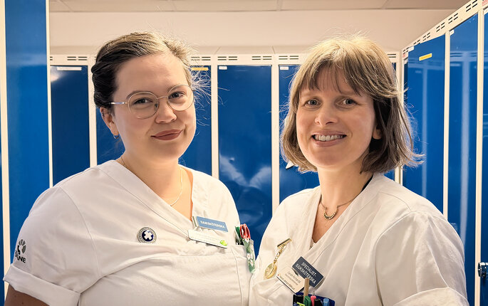 Bildet viser Matilda Nordung Byström og Sarah Richards.