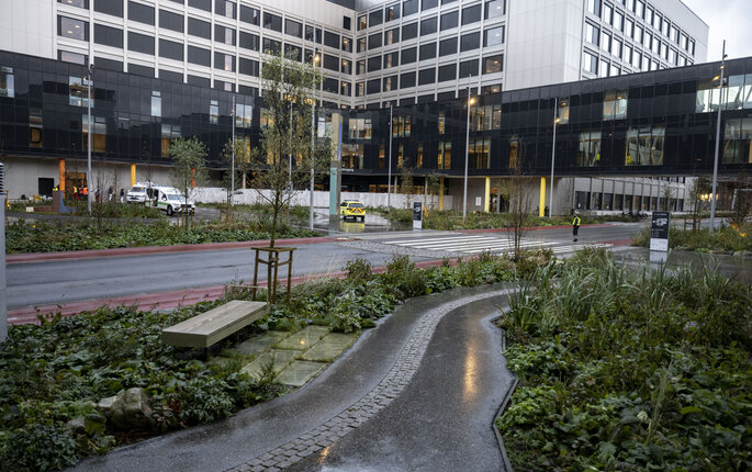 Bildet viser eksteriøret av SUS.