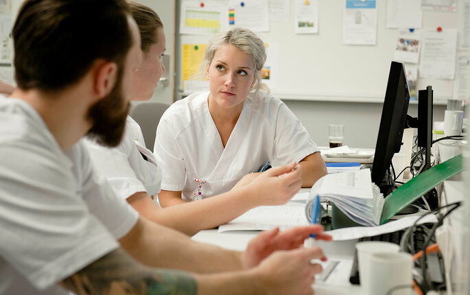 Bildene viser studenter fra Høgskolen i Oslo