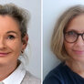 Bildet viser et portrettbilde av Ellen Solstad Olavesen og Hege Pettersen Sandtrø