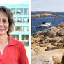 Bildet kommunalsjef Anne C. Johnsen Skauen i Fredrikstad kommune. Og illustrasjonsbilde ferie. 