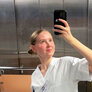 Bildet viser sykepleierstudent Stella Braathen-Reif under praksisstudier