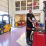 Bildet viser Anders Berg på jobb.