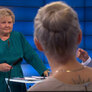 Bilde av Erna Solberg og Fredrik Solvang fra partilederdebatt august 2025