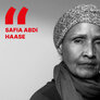Bildet viser et portrett av Safia Abdi Haase