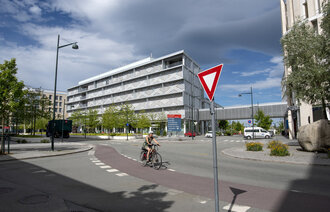 Bildet viser St. Olavs hospital.