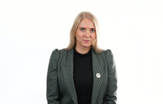 Bildet viser Lill Sverresdatter Larsen, forbundsleder i NSF