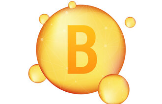 Illustrasjonen viser en gul runding med en B inni.