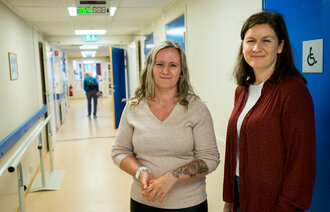 bildet viser Heidi Smestad Hvaal og Christine Lie Krogen