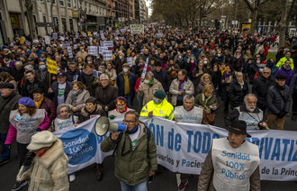 Protester i Spania