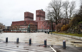 Bildet viser Oslo rådhus