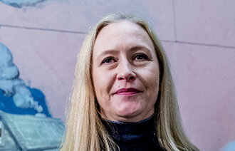Bildet viser Renate Larsen, styreleder i Helse Nord