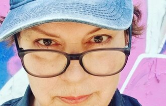Bildet viser en selfie tatt av Elin Killie Martinsen