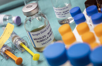 Bildet viser MMR-vaksine