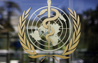 Bildet viser symbolet til Verdens helseorganisasjon