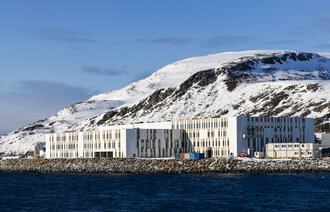 Bildet viser nye Hammerfest sykehus.