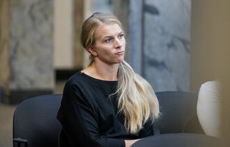 Bildet viser nestleder i KrF, Ida Lindtveit Røse 