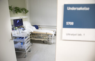 bilde av undersøkelsesrom for ultralyd