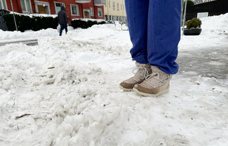 bilde av beina til en i hjemmesykepleien