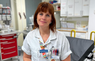 Bildet viser den svenske sykepleieren Linda Sjökvist